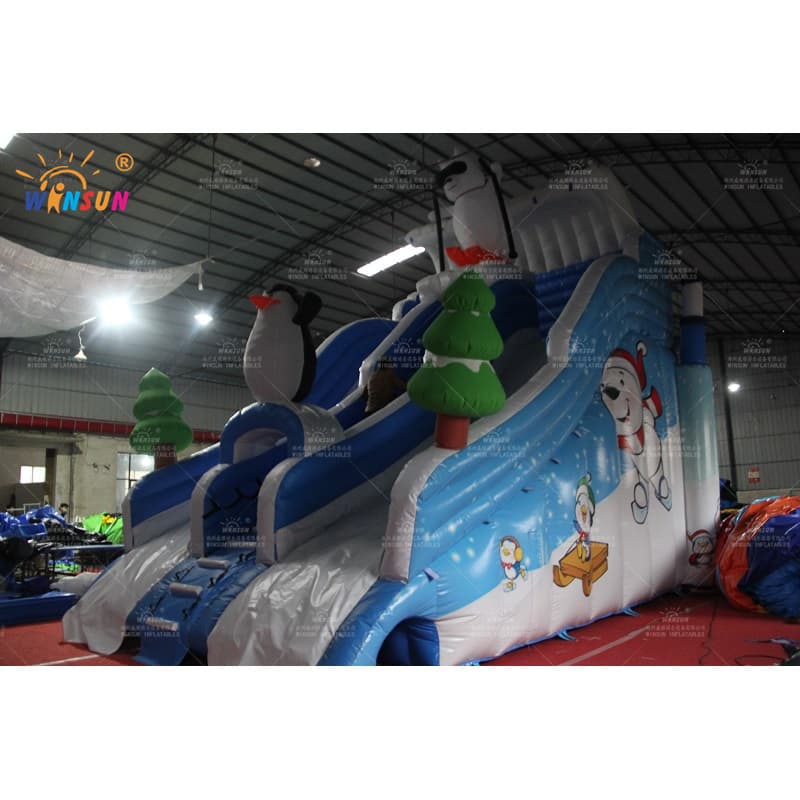 Ice World Inflatable Water Slide for Airtight pool