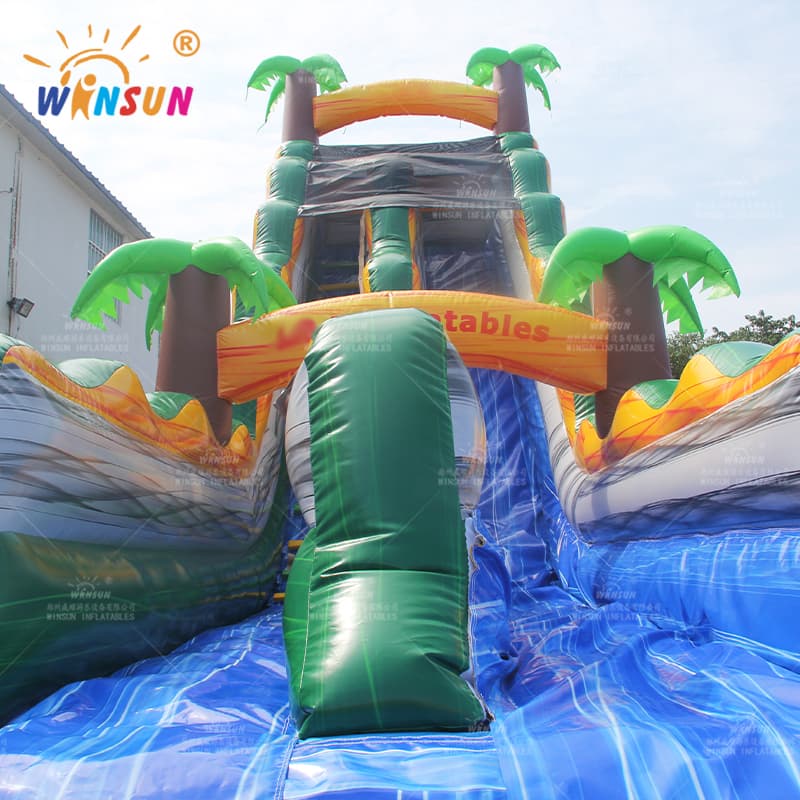 Giant Marble Inflatable Water Slide