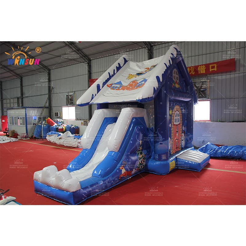 Christmas Eve Inflatable Bouncy House N Slide