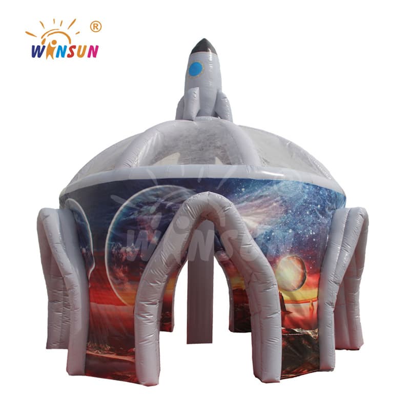 Inflatable Outer Space Rocket Tent
