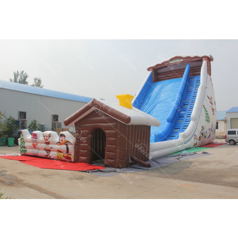 Inflatable Snow Tubing Slide