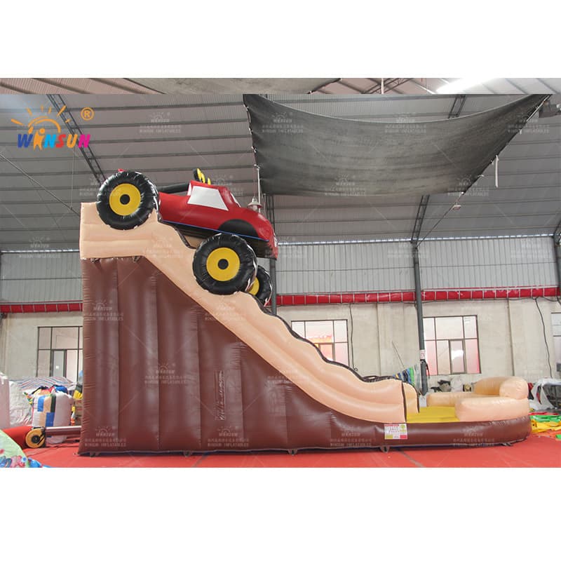 Monster Truck Inflatable Slide