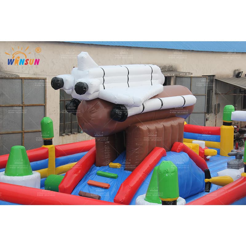 Giant Inflatable Jumping Ground Areo Space Theme