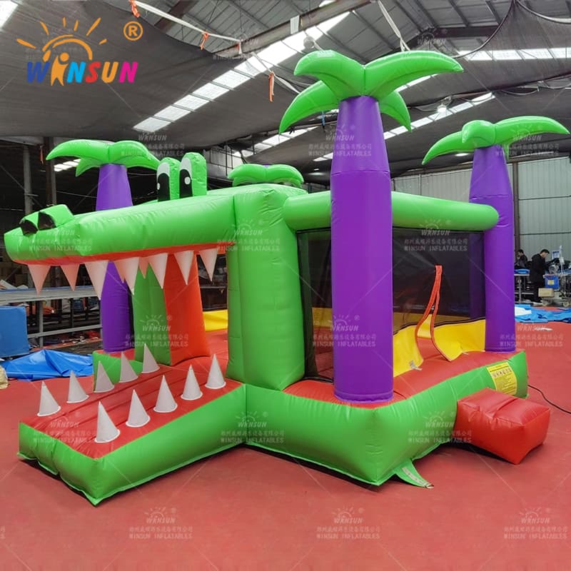 Crocodile Theme Inflatable Bounce House