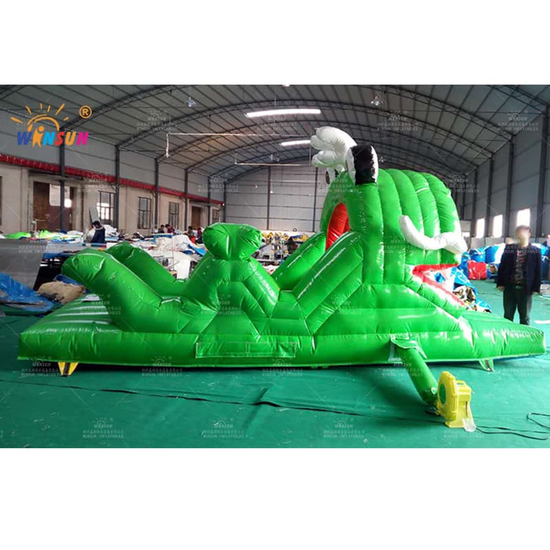Inflatable Frog Slide For Kids