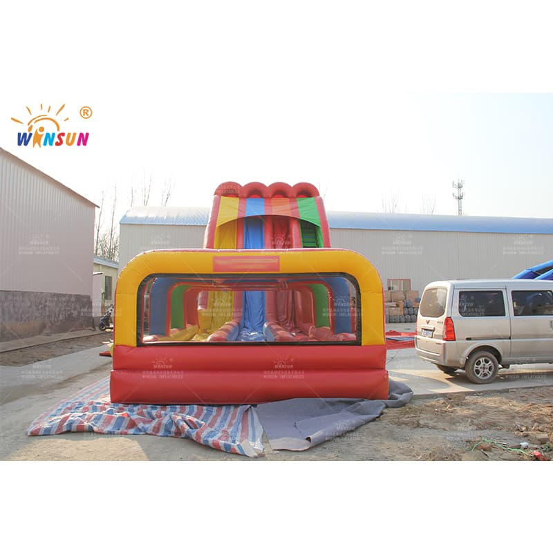 Triple Lane Inflatable Slide Dual Use