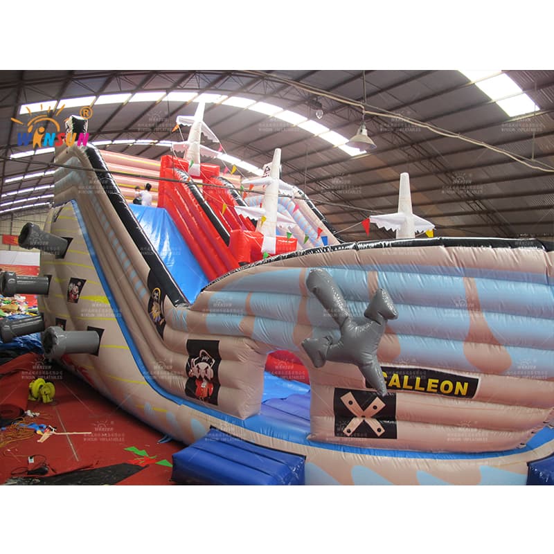 Custom Pirate Ship Inflatable Slide