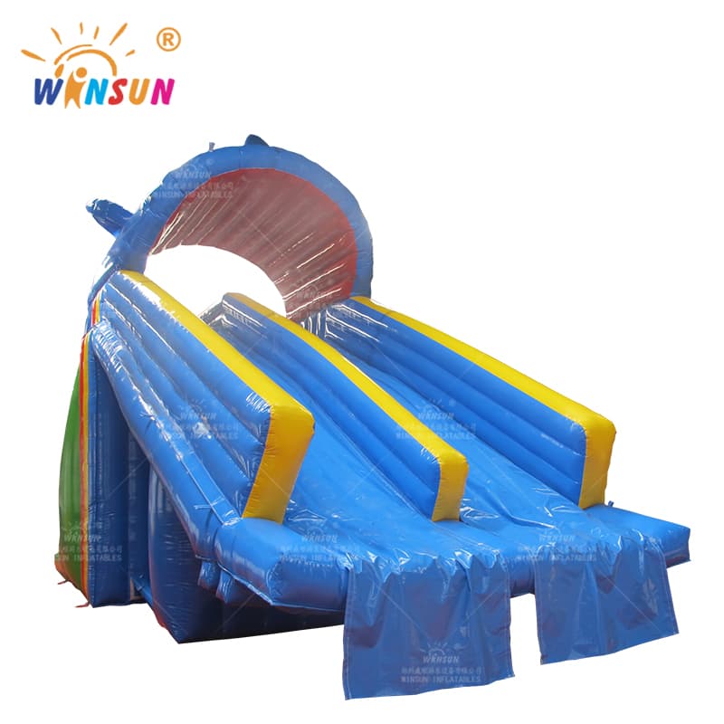 Double Lane Inflatable Water Slide