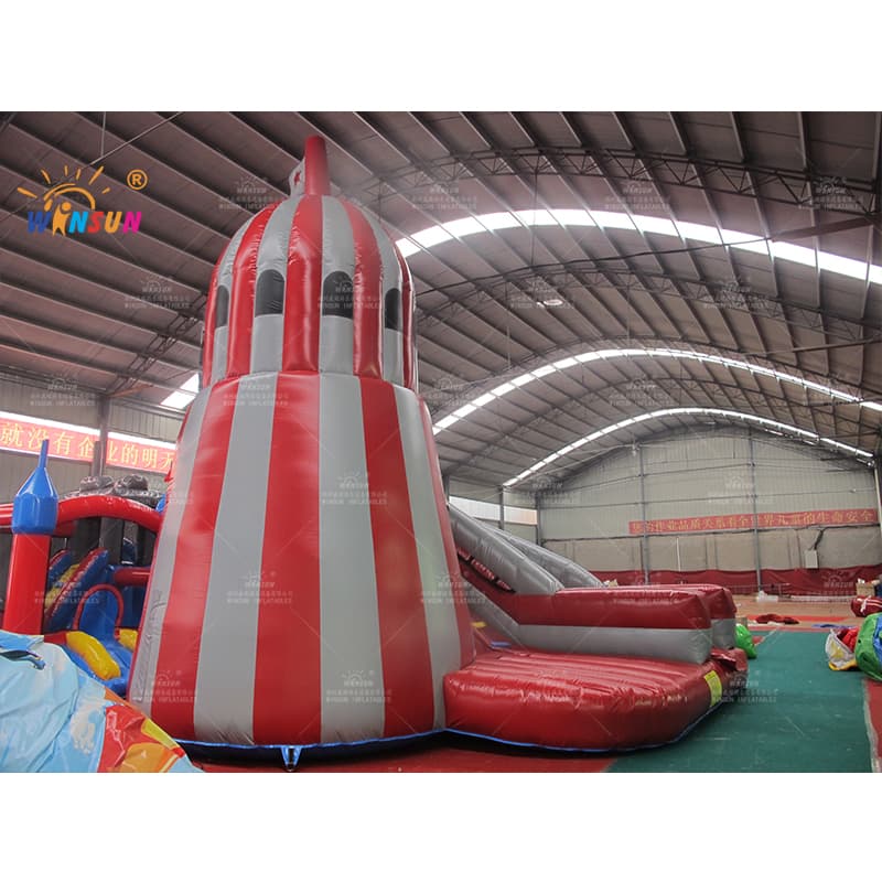 Helter Skelter Inflatable Slide