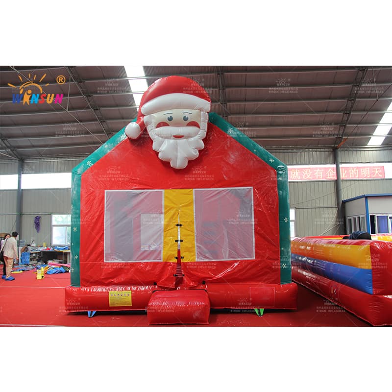 Santa Claus Inflatable Bounce House For Xmas