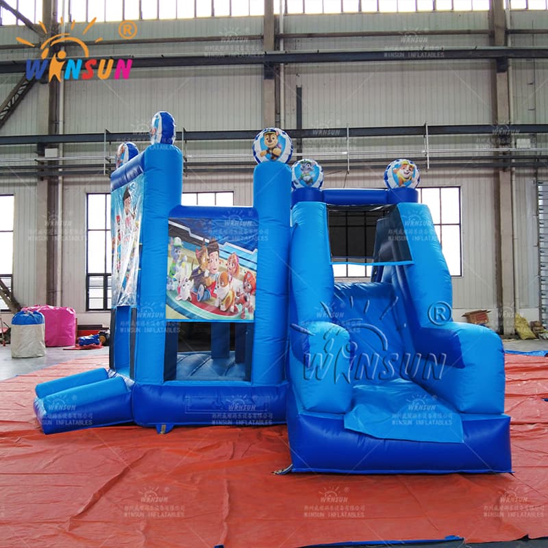 Commercial Inflatable Jumping Castle custom paw patrol theme