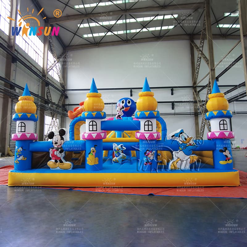 Commercial Giant Inflatable Fun City Octopus theme