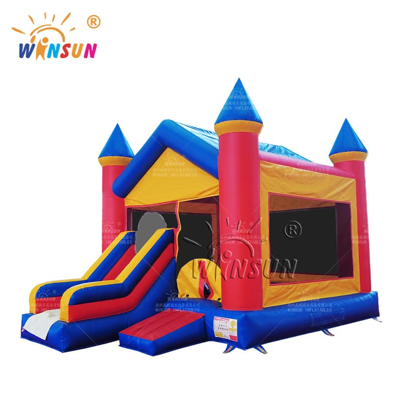 Commercial Inflatable Combo with V_shape Roof