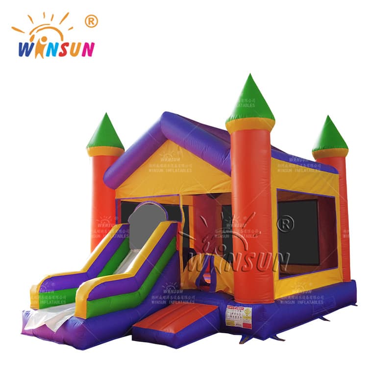 Commercial Inflatable Jumping Combo with V_shape Roof