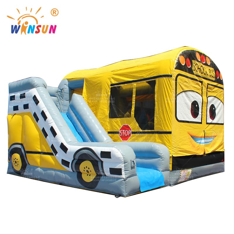The Inflatable School Bus Combo