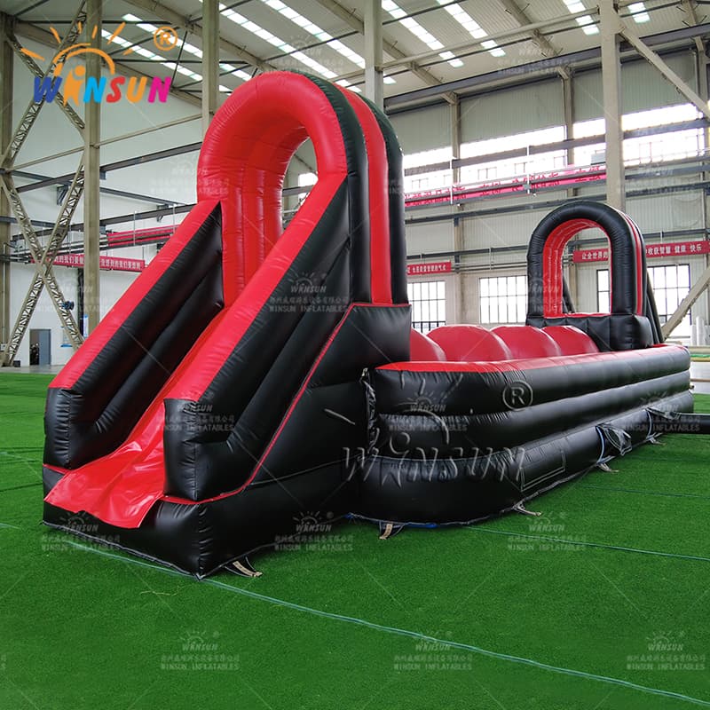 Inflatable Wipeout Course Big Red Balls