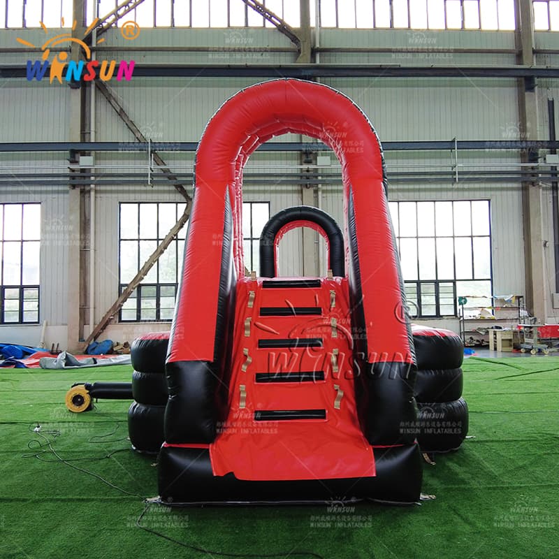 Inflatable Wipeout Course Big Red Balls