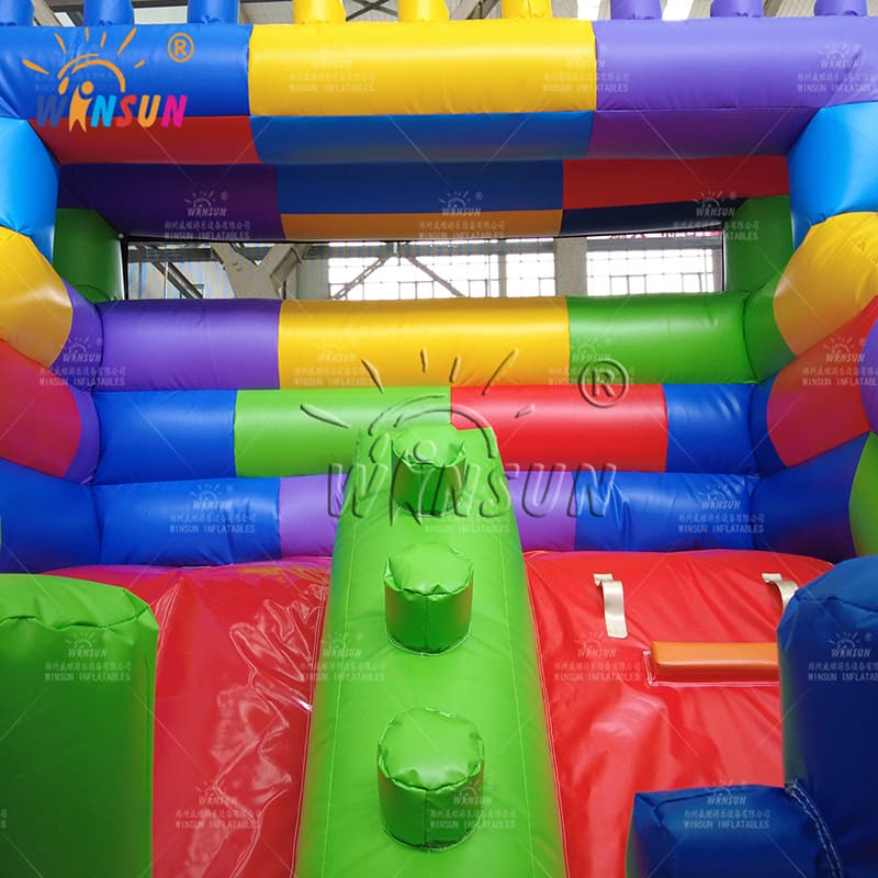 Building Blocks Inflatable slide