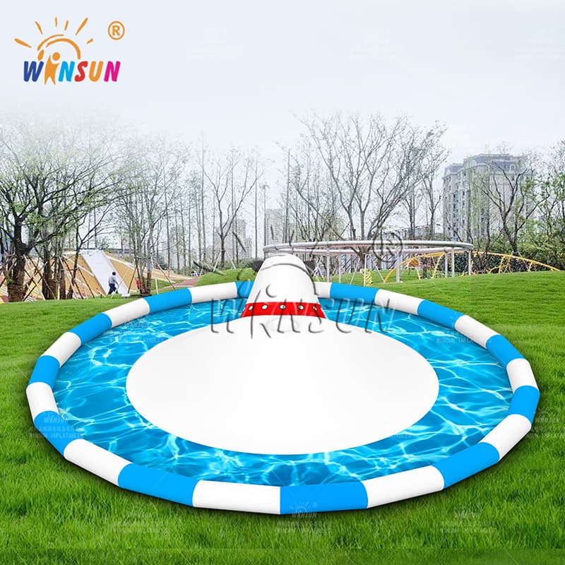 Polar Bear Inflatable Water Dome Jumping Pillow