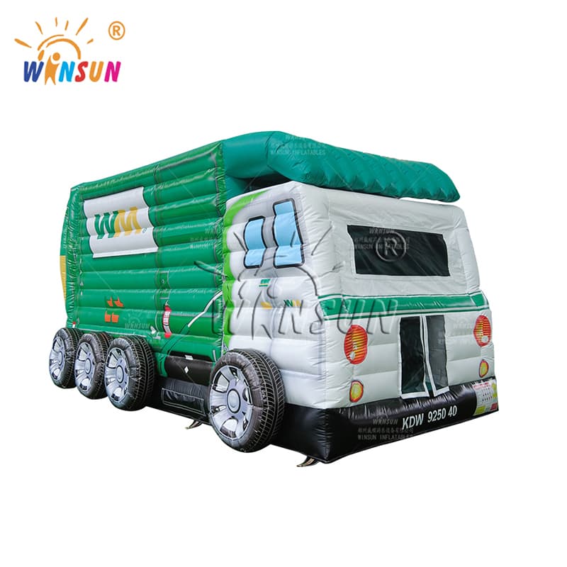 Inflatable Garbage Truck Bounce House