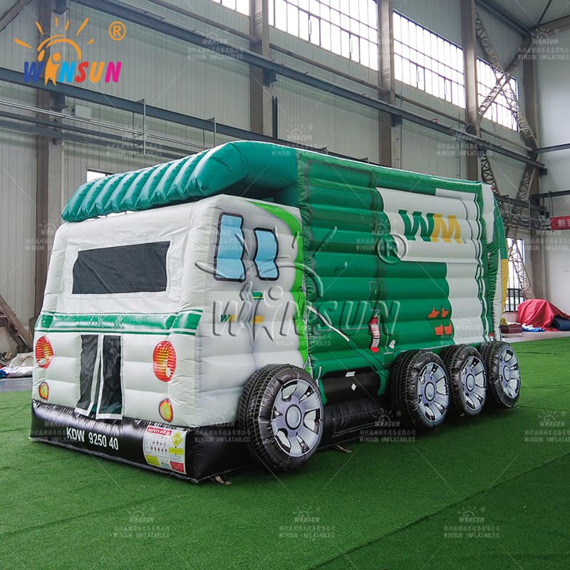 Inflatable Garbage Truck Bounce House