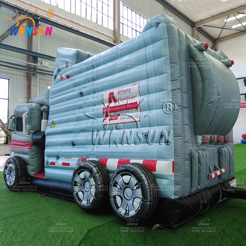 Custom Inflatable Garbage Truck Bounce House