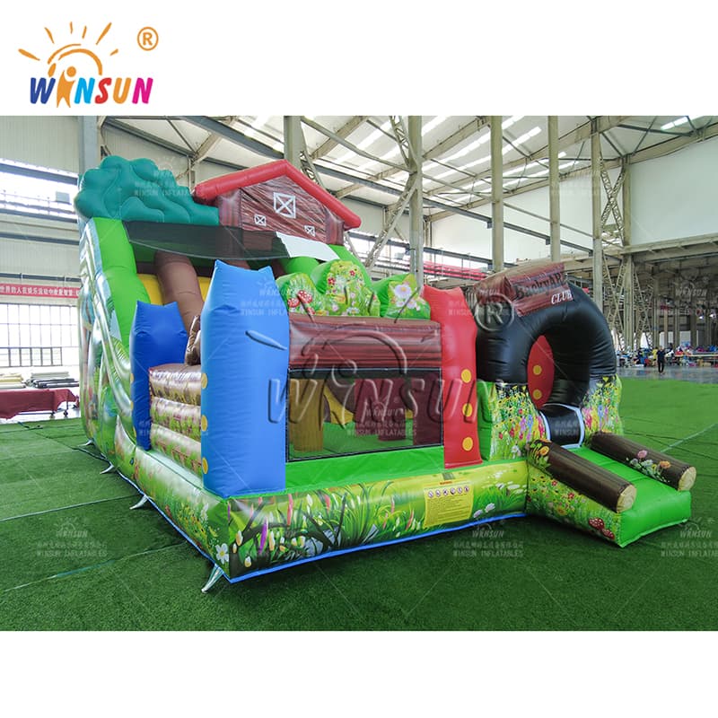 Inflatable Combo Triple Lane Slide