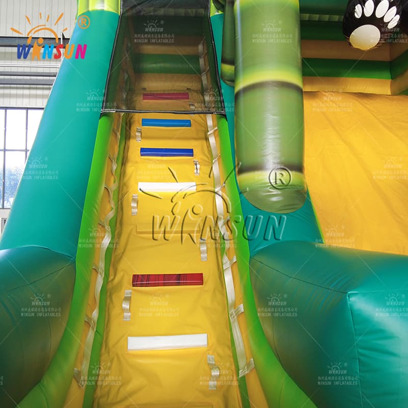 Panda Theme Inflatable Dry Slide