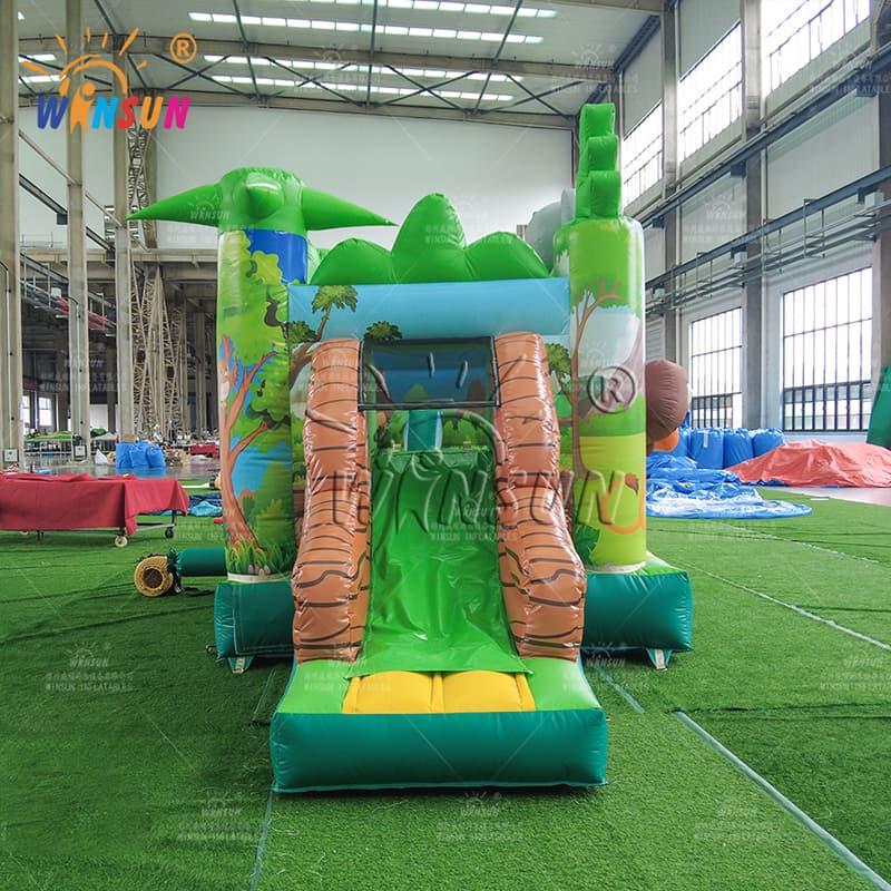 Jungle Animals Inflatable Jumping Castle