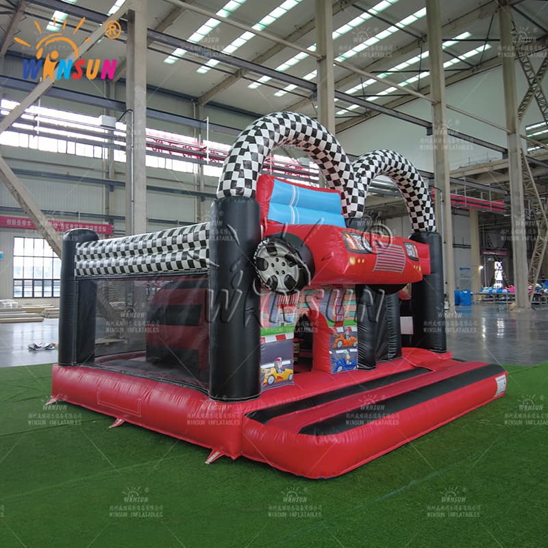 Car Theme Inflatable Combo Jumping Castle