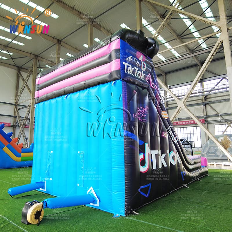 Custom Tiktok Themed Inflatable Slide