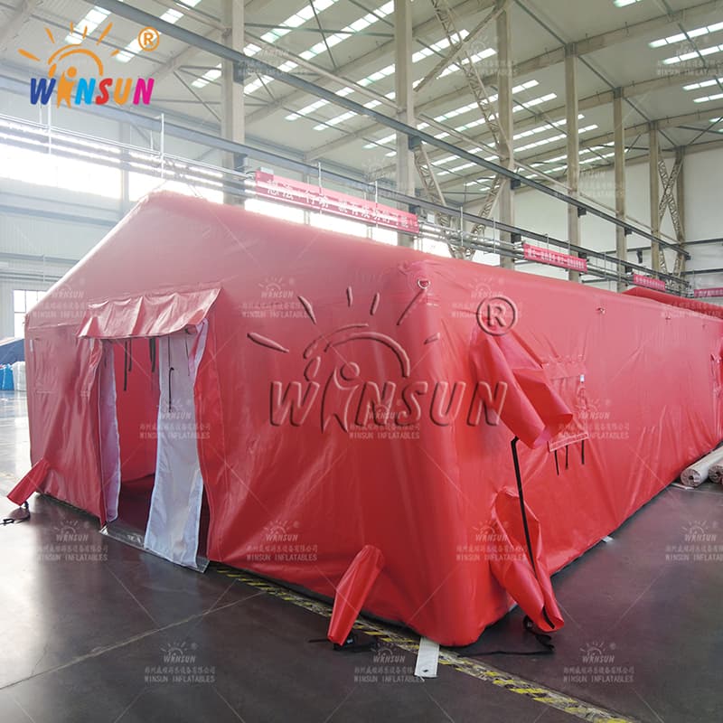 Custom Airtight Inflatable Military Tent Outdoor Use