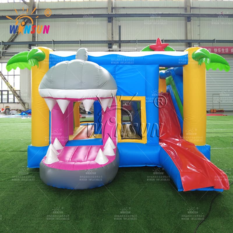 Shark Attack Combo Inflatable Bounce Slide