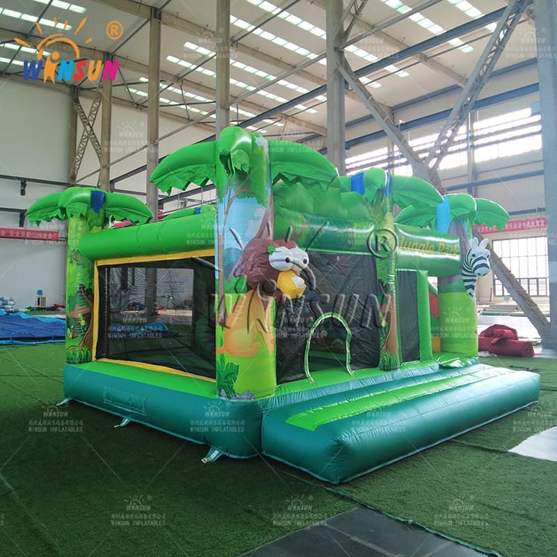 Jungle Theme Inflatable Jumping Combo