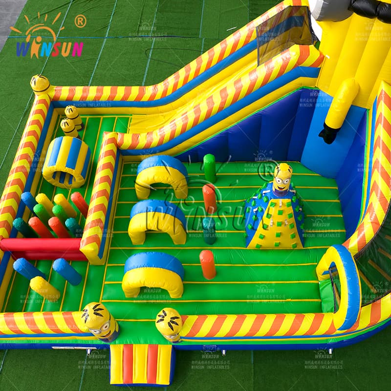Minions Inflatable Obstacle Course Playground